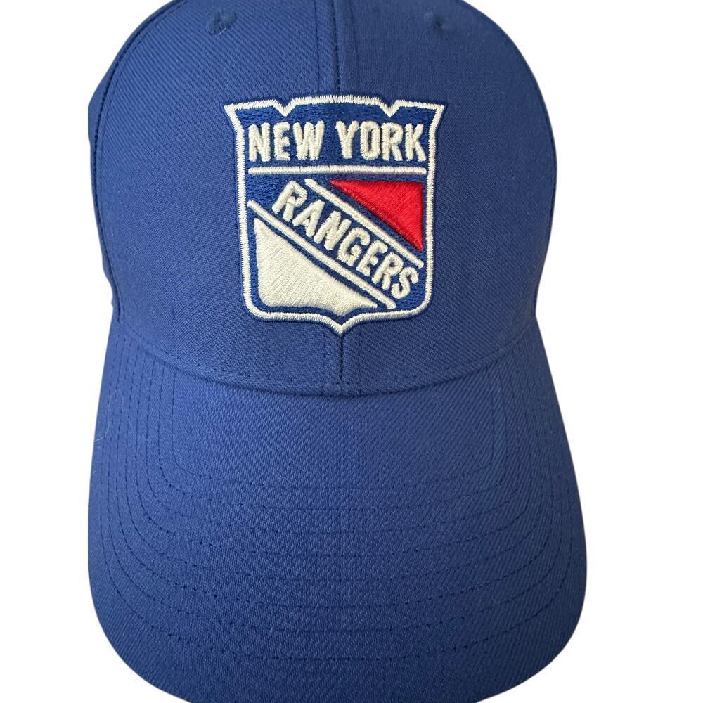 New Era Men's Blue New York Rangers Scramble NHL Hockey Adjustable Cap Hat